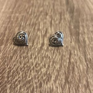 Brighton Sterling Silver Heart Earrings